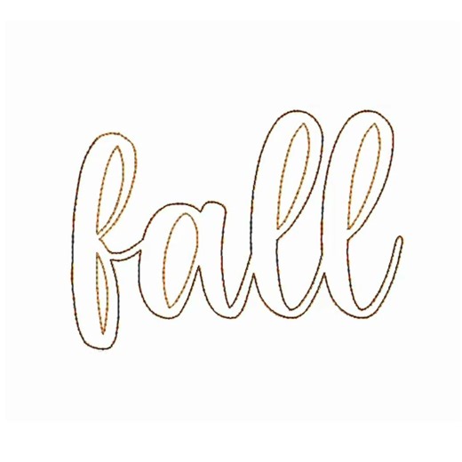 Fall Applique Embroidery Design by Curtsy Embroidery 🍁