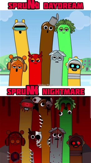 Sprunki Daydream Vs Sprunki Nightmare # #incredibox #sprunkimod #sprunki #roblox #gaming #shorts