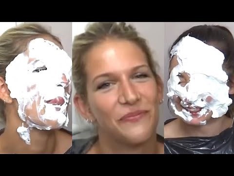 Women Pied In The Face Compilation #20