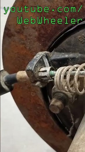 Easy E-brake cable removal #autorepair #mechanic #howto #diy #tools #tips #hack #superduty #brakes