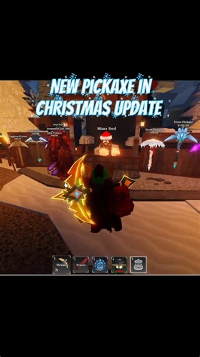 All new Pickaxe in The Forge new update #roblox #theforge