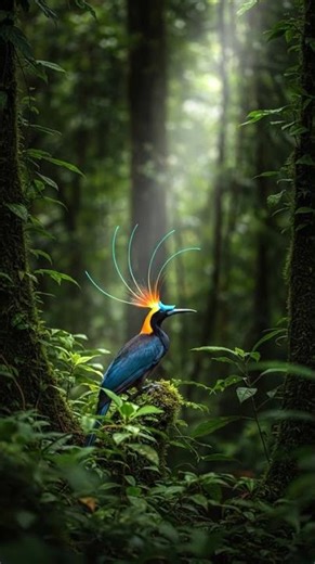 King of Saxony Bird-of-Paradise (Papua New Guinea)%sh #martialeagle