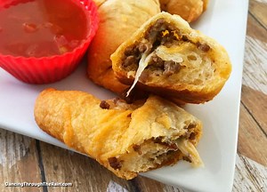 Stuffed Taco Crescent Rolls - Dancing Through the Rain