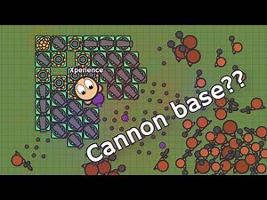 Zombs.io | CANNON-ONLY BASE | 4 PLAYERS AFK