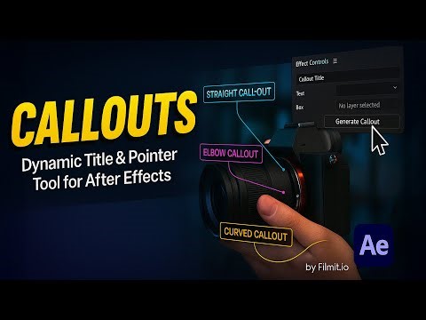 Create Animated Callout Titles in After Effects with Filmit Callouts (Fast & Easy)