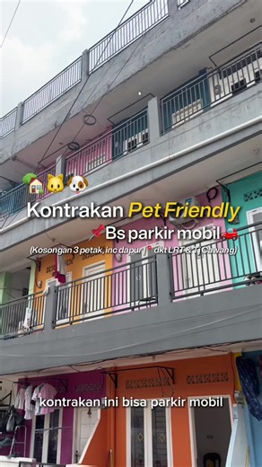 Kontrakan Pet Friendly Dekat LRT & Tj Cawang - Mulai 5,5jt/3bln