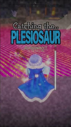 Catching The Exotic PLESIOSAUR In Fisch | #roblox #fisch #dinosaur #fischer #robloxfisch #edit