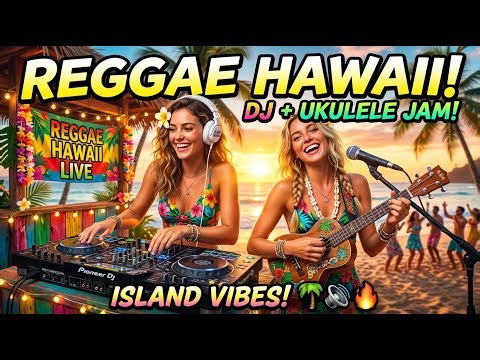 Relaxing Hawaiian Reggae Mix 🌴 Island Vibes & Tropical Sounds