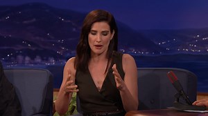 Cobie Smulders' badass broken leg. #CONAN [native] | Team Coco