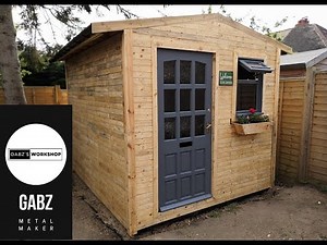 DIY Building a Shed/Tiny house using pallets | GabzWorkshop