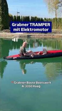 Grabner Tramper mit Elektromotor am Testsee in Stadt Haag