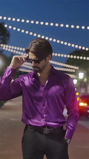 Satin Shirt by Barabas: Bold, Timeless Style