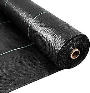 Weed Barrier Fabric 3.2oz Heavy Duty - 3ft x 300ft Landscape Fabric | Easy Install & Rugged Plastic Ground Cover Weed Barrier with UV Protection for Gardens, Landscaping Fabric