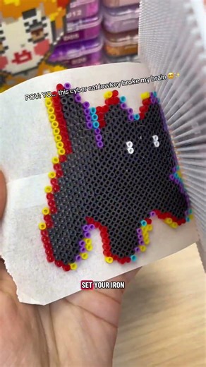 Create a Funky Disco Cat with Pixie Beads – Craft a Vibrant 80s-Inspired Keychain 🎶🐱✨