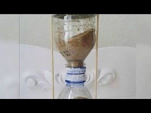How to make sand timer? | Hour clock | DIY : #22❤