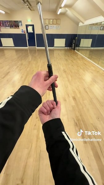 Baton Twirling Tutorial: Two Hand Spin & Figure of 8