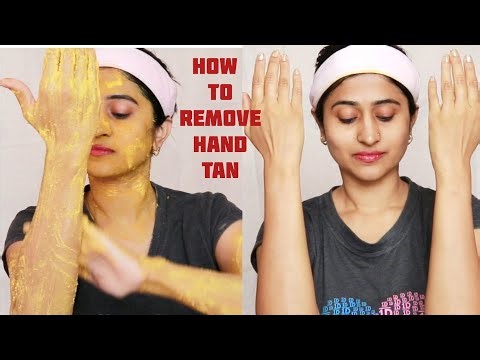 Remove hand tan in just 1 step | Diy For hand tanning