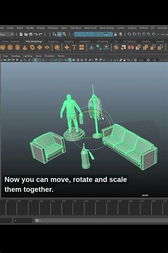 Do you know? Combine Separate in Maya✅