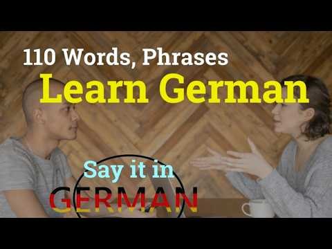 Start to Speak German Fluently | Important German Basic Phrases to Practice