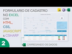 Cadastro de Clientes no Excel #2 - Carregando os dados do Excel para a Tabela HTML