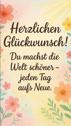 Liebevolle geburtstagssprüche für frauen kurz