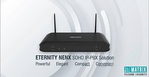 Communicate from anywhere and at any time with ETERNITY NENX, the innovative #Telecom solution for small businesses. Offering advanced features and functions, it is a compact yet powerful phone system that provides #connectivity to networks from a single platform. Know More: https://www.matrixtelesol.com/soho-ip-pbx.html #Communication #UnifiedCommunications #Collaboration #MatrixComsec #Telecommunications | Matrix Comsec | Facebook