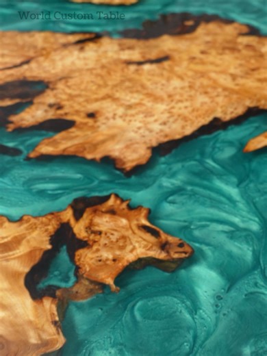 ✨ Watch natural beauty meet modern art! 🌿 This burl wood coffee table with green resin is 100% handmade and one-of-a-kind. Perfect for your living room vibes! 💚☕ #BurlWood #GreenResin #CoffeeTable #HandmadeFurniture #HomeDecor #InteriorDesign #UniqueDesign