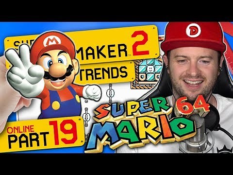 SUPER MARIO MAKER 2 ONLINE 👷 #19: Super Mario 64 Peachs Castle, Kameks Transformation & Think Fast