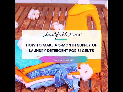 How to Make Laundry Detergent With Zote Soap