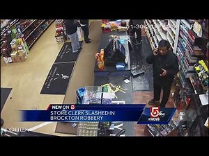 Video captures violent robbery at liquor store