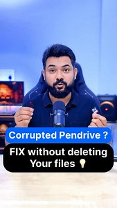 23K views · 5.3K reactions |  Your pendrive says “Format before use”?  Don’t panic -Fix Corrupted Pendrive Without Formatting ✅ . . #reels #instareels #instagood #pendrive #memorycard #laptop #tips #tricks #memory #drives #harddisk #chkdsk #tech #techno #techreview #technology #techindia #techtools #dailyhacks #techhelp4you #techreels #instareels | TechHelp 4 You | Facebook