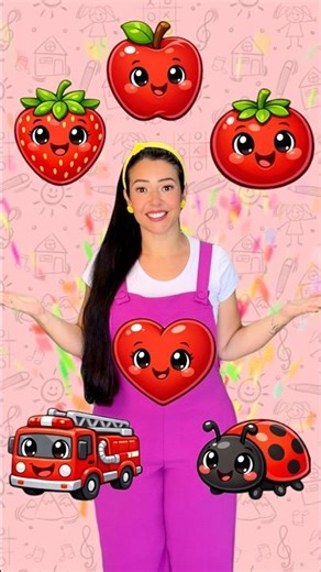 🔴 All Red! Learn While Playing! ❤️