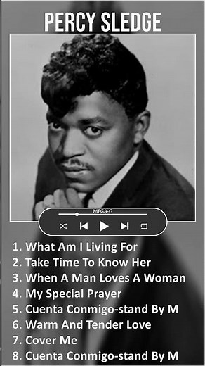 Percy Sledge MIX Best Songs #shorts ~ 1960s Music ~ Top R&B, Soul, Country Soul, Deep Soul Music