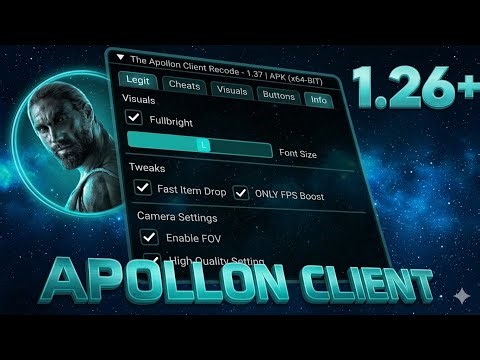 ❄️ Apollon Client For MCPE ( LATEST VERSION ) 💀 | lag fix smooth gameplay | TOOLBOX for MCPE.