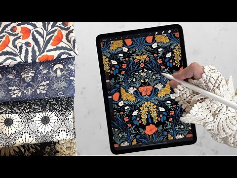 Surface Pattern Design In Procreate With Easy To Use Templates SkillShare Class