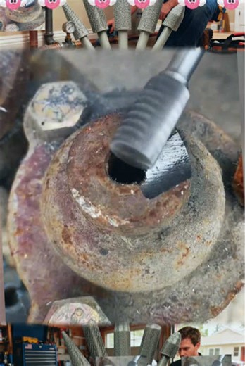 Tungsten steel rotary file, which can polish all kinds of metal wood #high-speed steel rotary file wood carving micro-carving #carving #hardware tools #high-performance utility tools #NewYearNewHome