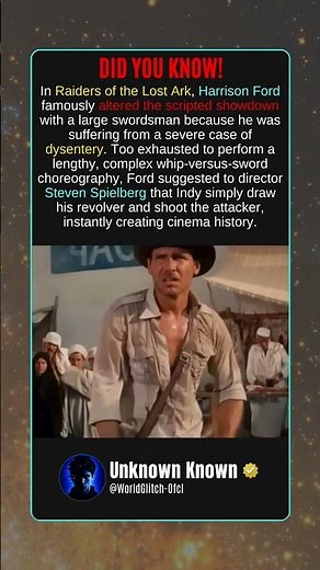 The Illness That Created Indiana Jones’ Best Scene