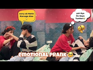 emotional prank 🥺 ll prank on Girlfriend ( Gone Emotional 😭