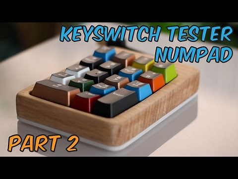 Customised Wooden Mechanical Keyswitch Tester Numpad - Part 2 The Wooden Case!