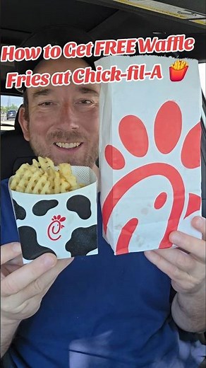 Get FREE Waffle Fries at Chick-fil-A This Week! 🍟🔥 #chickfila #fries