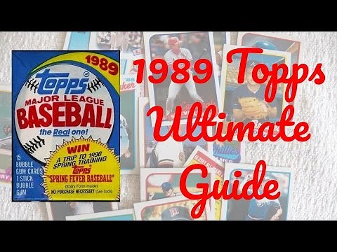 1989 Topps Baseball Cards – The Ultimate Guide