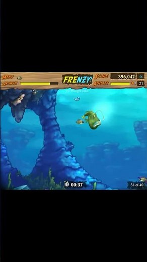 Feeding frenzy 2 Level 20 Gameplay #gaming #feeding #feedingfrenz #shark #fishtank #fishinglife