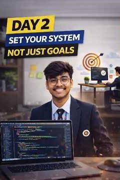 Goals Don’t Work (Systems Do) | Day 2 Becoming a Software Developer | #day2 @kautilyadevjourney