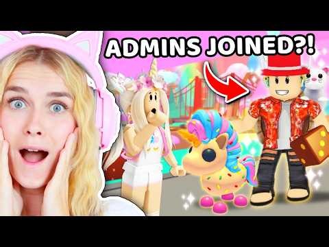 Adopt Me ADMINS Joined Our Server.. Then This Happened..