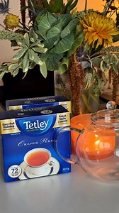 What’s that? Oh, just me brewing my favourite cup of Tetley Orange Pekoe. ☕​ We’re curious, do you take your Orange Pekoe caffeinated or decaf? Drop your preference below! | Tetley Canada