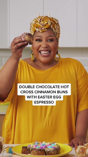 Zola Nene's Double Chocolate Hot Cross Cinnamon Buns Recipe