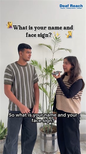 We went around the Deaf Reach Head Office and asked the team to tell us their face signs! In the Deaf community, a face sign is a unique sign given to identify a person. Instead of spelling a name every time, deaf individuals use a face sign to call or refer to someone. Each face sign is personal and meaningful, reflecting the identity and individuality of the person it represents. | Deaf Reach
