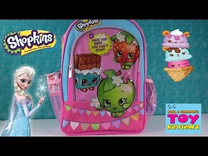 Shopkins Surprise Backpack | Frozen Yummy World Fashems LPS Unboxing | PSToyReviews