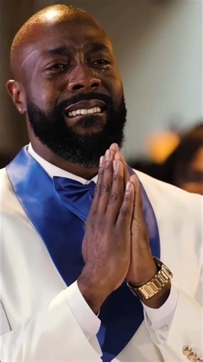 Groom's Reaction to Bride's Entrance: Tears of Joy! #shortsviral #foryou #viral