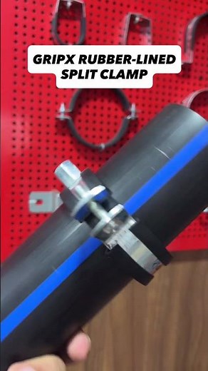 GRIPX RUBBER LINED SPLIT CLAMP